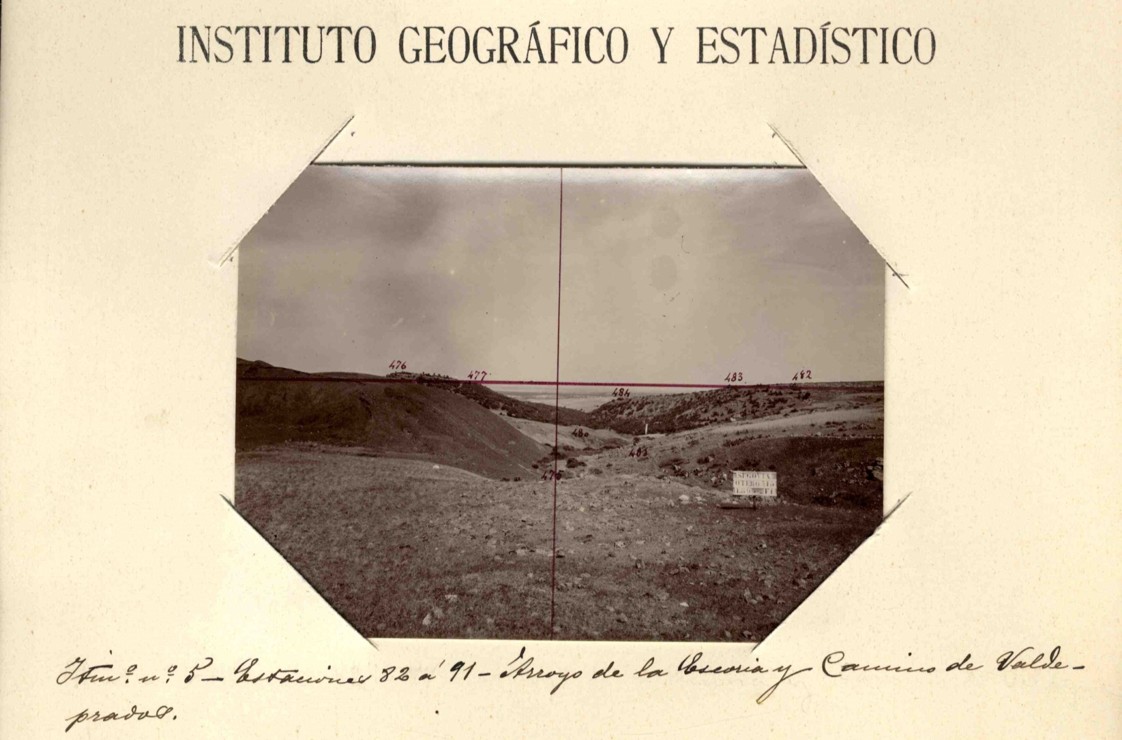  Fotografía tomada en la primavera de 1902, parte del estudio fotogramétrico de José Gálbis y Rodríguez